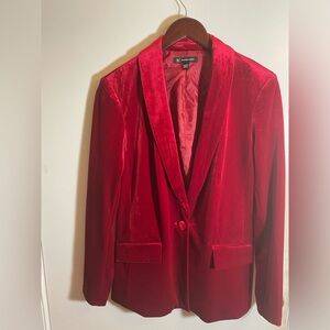Stunning INC Red velvet blazer